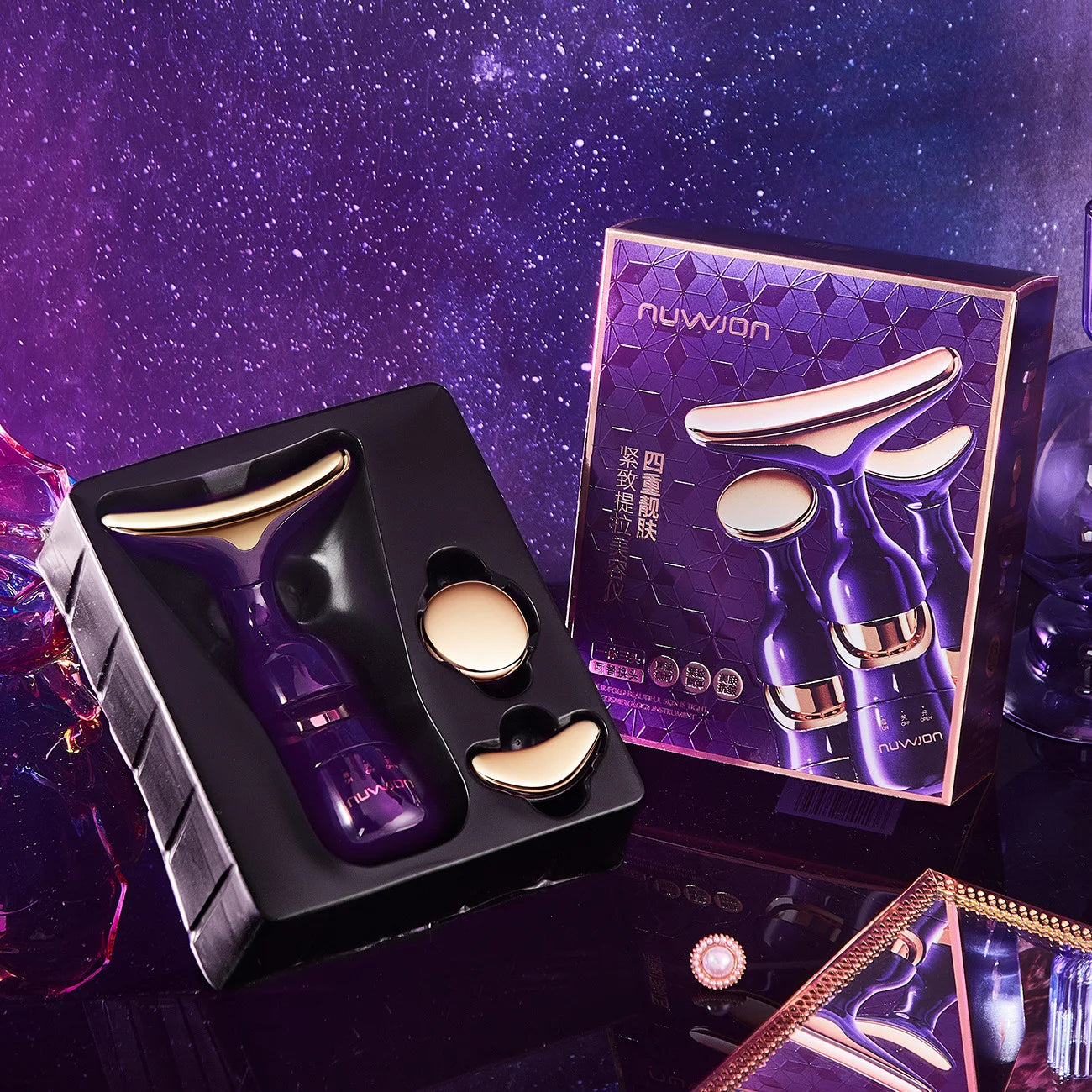 🌸 Appareil de Lifting Visage & Cou – Technologie Beauté Asiatique MERISA 🌸